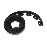 TOPINCN Bordures de Jardin, Kit de Bordure de Pelouse de Pied avec 15 PCS Pointes en Métal Rouleau de Bordure de Paysage pour Jardin Pelouse Lits de Fleurs Cour d'herbe (5cm * 5cm * 5m)