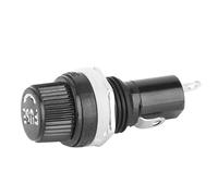 TOPINCN Bouchon à Vis Longue Durée de Vie, 20 Pièces, Porte-fusible, Boîte à Douille/couvercle pour Tube en Verre 5x20mm, Support Solidement connecté