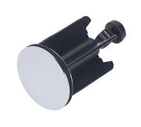 TOPINCN Bouchon de Couvercle de Lavabo en Cuivre, évier de Salle de Bain 40mm Bouchon de Couvercle de Vidange de Salle de Bain Noir de Style Européen