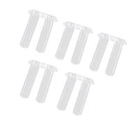 TOPINCN Bouchon de Lunettes Outils de Réparation de Monture sans Monture Durables pour Opticiens et Amateurs de Bricolage, 200 Pièces Accessoires de Bouchon en Plastique pour Lunettes