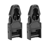 TOPINCN Boucles de Remplacement pour Palmes de Plongée Noires Solides, Légères, Durables, Faciles à Assembler pour la Plongée sous-Marine et la Natation Keep BCL-002 1 Paire (B)