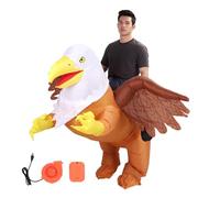 TOPINCN Boule D' Costume Gonflable Eagle Costume Eagle pour les Adultes avec un Ventilateur intégré Inflation Rapide 60 Secondes Half Body Design pour les Festivals de Fêtes Cosplay