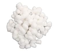 TOPINCN Boule de Coton Douce et Chaude pour Hamster Syrien Chinchilla, Remplissage Chaud et ventilé pour Petits Animaux pour Dormir et Jouer, pour Les Propriétaires de Petits Animaux, Coton (White)