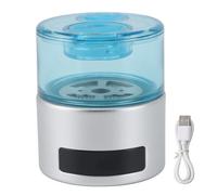 TOPINCN Bouteille D'eau Hydrogène Portable Générateur D'eau Hydrogène Verre Ioniseur Machine pour le Bureau Quotidien à la Maison (SILVER)