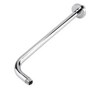 TOPINCN Bras de Pomme de Pluie chromé de 16" de Long pour Remplacement du Bras de Douche, Connexion Filetée G1/2"