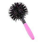 TOPINCN Brosse à Cheveux 3D à 360 Degrés pour Massage du Cuir Chevelu de Forme Sphérique pour Filles, Conception Sphérique Réduisant les Nœuds, Résistante à la Chaleur de 10,4 Cm de Diamètre, Coiffure