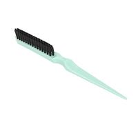 TOPINCN Brosse à Cheveux en Nylon, Poignée Ergonomique, Queue de Rat, Outil de Coiffure, Nylon ABS pour Hommes et Femmes, Voyage à Domicile, Salon de Coiffure, 1 Pièce (GREEN)