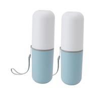 TOPINCN Brosse à Dents Étui de Voyage, Boîtier du Support de Brosse à Dents Portable, étui de Brosse à Dents à Poussière Multifonctionnel pour Les Voyages de Camping Professionnel (Bleu