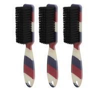 TOPINCN Brosse de Nylon Doux à la Barbe à Barbe Douce pour les Soins et le Style, 3pcs pour le Salon de beauté/à la Maison