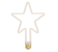 TOPINCN Bulbe LED de Lampe Décorative E27 8W 2700k Lumière Chaude avec Conception D'étoiles à 5 Points pour le Bar de Restauration de café Festif Intérieur 220-240V
