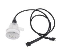 TOPINCN Bulle à Air Spa à 9 Trous, Remplacement de la Buse à Jet à Jet Bulle de 12V 40 Mm de 40 Mm, Boucheau à Air, Pulvérisateur de Vent de Baignoire avec Lumière RVB pour