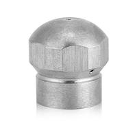 TOPINCN Bulle à Haute Pression, Nettoyage des Nettoyages, Pulvérisateur de Tuyaux D'égout, Sortie du Tuyau de Vidange en Acier Inoxydable avec Trous de Pulvérisation pour éliminer