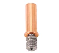 TOPINCN Buse de Gorge en Métal pour Imprimante 3D, Conception Bimétallique Durable avec Alliage de Titane et Cuivre, Idéale pour les Filaments Haute Température, 1 Pièce