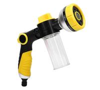 TOPINCN Buse de Lavage de Voiture, Pulvérisateur de Buse de Tuyau D'arrosage, Haute Pression 8 Modèles Réglables, Mousse Réglable, écoulement D'eau, Poignée en Caoutchouc Antidérapante