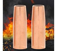 TOPINCN Buse de Pistolet de Soudage MIG en Cuivre Rouge Durable 21-50 1/2 Pouces pour le Soudage Tweco 100L pour L'usinage de Précision