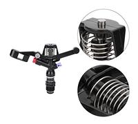 TOPINCN Buse Rotative Robuste pour Arrosage à Bascule, pour L'irrigation du Jardin, de la Pelouse, des Terres Agricoles et de la Foresterie, 5 Pièces Noires 3/4 Pouces DN20