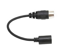 TOPINCN Câble Adaptateur de Clavier et de Souris en PVC de qualité Supérieure, Résistant aux Rayures, Portable pour Console, Cordon de Conversion DIN 5 Broches Mâle vers Mini DIN 6 Broches Femelle