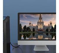 TOPINCN Câble Adaptateur DP vers VGA à Signal Stable, Noyau en Cuivre D'oxygène, Câble Adaptateur DisplayPort vers VGA Haute efficacité 1,8 M Plug and Play pour L'installation au Bureau à Domicile