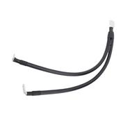 TOPINCN Câble de Batterie 6 AWG, Résistant à L'usure, Durable, Flexible avec SC35 6 Bornes 2 X 90 Degrés SC16 Extrémités pour Bateaux, Motos, Voitures, Tracteurs (20 cm / 7,87 pouces)