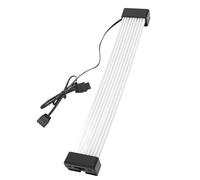 TOPINCN Câble de Connexion 8 Broches vers 2 X 8 Broches avec Synchronisation ARGB 5 V, Kit D'extension de Câble PSU pour Carte Graphique de Carte Mère, Courant Stable, adapté au Boîtier PC (Tête