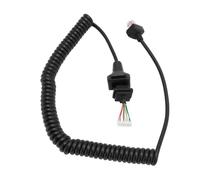 TOPINCN Câble de Microphone de Remplacement Fil de Cordon Durable pour IC-3600 IC-F111 -F211 -F521, Transmission du Son Stable pour Microphone de Voiture