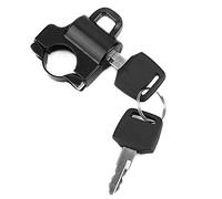 TOPINCN Cadenas de sécurité Universel pour Mm, Solide et Durable, avec 2 Clés - Protégez Votre Casque pour les Motocyclistes (BLACK)