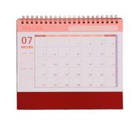 TOPINCN Calendrier de Bureau 2026, Mini Calendrier de Bureau Debout 2026 avec Grilles Mensuelles Spacieuses, Disposition Propre pour la Planification du, de L'école, de la Maison (WINE RED)