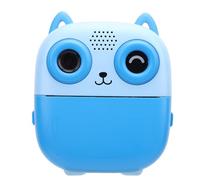 TOPINCN Caméra D' Immédiate 1080p 48MP Camera Numérique Print Thermique avec Une Puissante Durée de Vie de la Batterie pour Le Jeu de Musique, pour Le Divertissement Familial, Le Matériel ABS (Blue)
