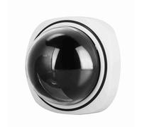 TOPINCN Caméra de Vidéosurveillance Dôme, Indicateur Lumineux LED, Matériau en Polystyrène Transparent, adapté à la Maison/Bureau/Magasin, alimenté par 2 Piles AAA, éloigne Les Voleurs