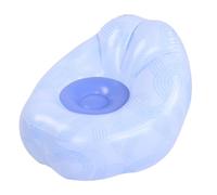 TOPINCN Canapé Gonflable d'air de canapé D'explosion de Chaise Longue, Chaises Gonflables Portatives de Sac de Haricot de canapé de PVC Bleu pour la Plage Extérieure de Camping