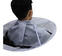 TOPINCN Cape de Coupe de Cheveux de Taille Réglable, Imperméable, Type Parapluie Gris, pour Adultes et Enfants, 23,6x23,6 Pouces