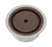 TOPINCN Capsule de café Réutilisable, Dosettes de café Rechargeables en Acier Inoxydable, capacité de 230 Ml avec Cuillère à et Brosse pour Machines à