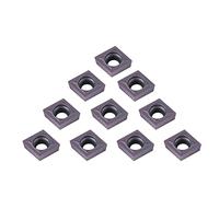 TOPINCN CARBUDE INSERTS CHEAUX HAUTEUR LATHER DU THE TORT TOTH BOX PLANT POUR LE TRAITEMENT DE L'ACIER ORDINAIRE ET INOXDUBLE 10PCS CNC BLADES CCMT09T304 VP15TF