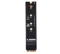 TOPINCN Carte Adaptateur SSD M2 pour OS X 2012 A1465 A1466 avec Transmission Rapide, Installation Facile, Carte Riser de Disque Dur à Semi-conducteurs - Noir