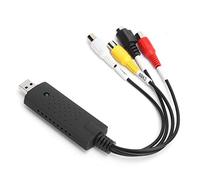 TOPINCN Carte de Collection Vidéo USB 2.0 Compacte Noire avec Fonction D'affichage Plein écran pour Un Enregistrement et Une Lecture Vidéo Faciles sous et
