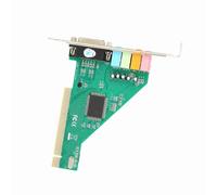 TOPINCN Carte Son PCI Canal 4.1 avec Rapport Signal/Bruit de 120 DB - Prend en Charge la Sortie Sonore Surround 4 Canaux - Idéal pour Les Systèmes de Cinéma Maison