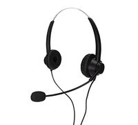 TOPINCN Casque D'appel Professionnel HD avec Micro, écouteurs de Centre D'appels Confortables pour Une Conversation Claire dans Un Environnement Bruyant