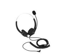 TOPINCN Casque de Centre D'appels avec Son sans Perte, Suppression du Bruit, Cache-Oreilles Rotatifs à 330 °, Câble Super Long, Port Confortable pour Une compatibilité Universelle (Coude de 2,5 mm)