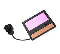 TOPINCN Casque de Soudage Casque D'objectif pour le Soudage et le Broyage, Grandes Fenêtres de Visualisation pour une Claire, Panneau Solaire pour la Charge de la Batterie, Protège contre la