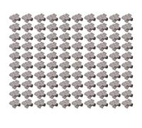 TOPINCN Cerbelle de Serrage en Métal en Acier Inoxydable - Propriétaire de Montage - Kit pour Le Panneau Solaire PV, Clamp/Holder de Câble étendu pour Kanu Fisherman Boot Pend, 100 PCS