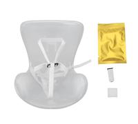 TOPINCN Chaise de Poupée de Voiture D'air de Voiture, Siège de Poupée Compacte, Perche de Buggy de Figure en Plastique, Clips de Support de Montage de Ventilation avec Sangle et Tablette (Transparent)