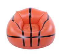 TOPINCN Chaise Gonflable en Forme de Ballon de Football, canapé de Salon Portable en PVC de qualité Supérieure avec Un Design Ergonomique pour Une Utilisation Intérieure et Extérieure,