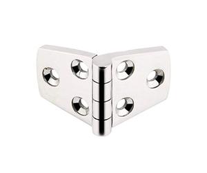 TOPINCN Charnière de Porte en Acier Inoxydable pour Bateau Marin, Durable et Solide, Remplacement de Trappe Affleurante pour Porte de Cabine Marine pour Navire, Bateau, Yacht, Argent 1,5 Pouces