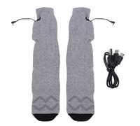 TOPINCN Chaussettes Chauffantes électriques pour Hommes et Femmes, Chaussettes d'hiver Chaudes Rechargeables Thermiques avec 4 Niveaux de Chauffage 35-60C pour Le Ski, la Randonnée, Le