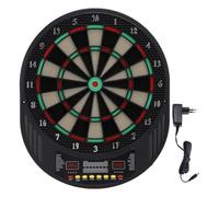 TOPINCN Cible de Fléchettes électronique à Pointe Souple, Jeu de Cibles de Flèches avec Plusieurs Modes de Jeu, Panneau de Lancement Suspendu avec Notation Automatique pour Adultes,