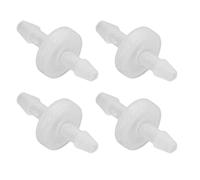 TOPINCN Clapet Anti-Retour D'aquarium de 12 Pièces pour L'industrie Chimique D'aquarium, Valve d'air Unidirectionnelle Résistante à L' de Résistance à L' (5,1 mm)