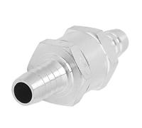 TOPINCN Clapet Anti-retour Unidirectionnel de Haute qualité, pour Carburant, Huile, Eau, Voiture, Amateurs de Bricolage, Alliage D'aluminium (10mm)