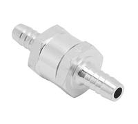 TOPINCN Clapet Anti-retour Unidirectionnel Durable en Alliage D'aluminium, pour Carburant, Huile, Eau, Pièces de Rechange Automobiles Universelles (8 millimètres)