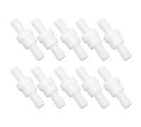 TOPINCN Clapet Anti-Retour Unidirectionnel Haute Performance 10 Pièces pour Pompe à Air D'Aquarium, Forte stabilité, pour Aquarium et Industrie Chimique (10mm Blanc)