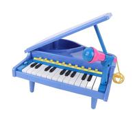 TOPINCN Clavier de Piano pour Enfants, Jouet Musical à 23 Touches avec Microphone, 3 Sons D'instruments et Contrôle du Volume, Instrument de Musique électronique pour Les Tout-Petits